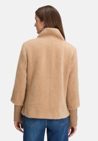 BETTY & CO Kuscheljacke mit Rippbündchen