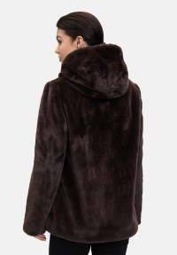 Betty Barclay Plüschjacke mit Kapuze