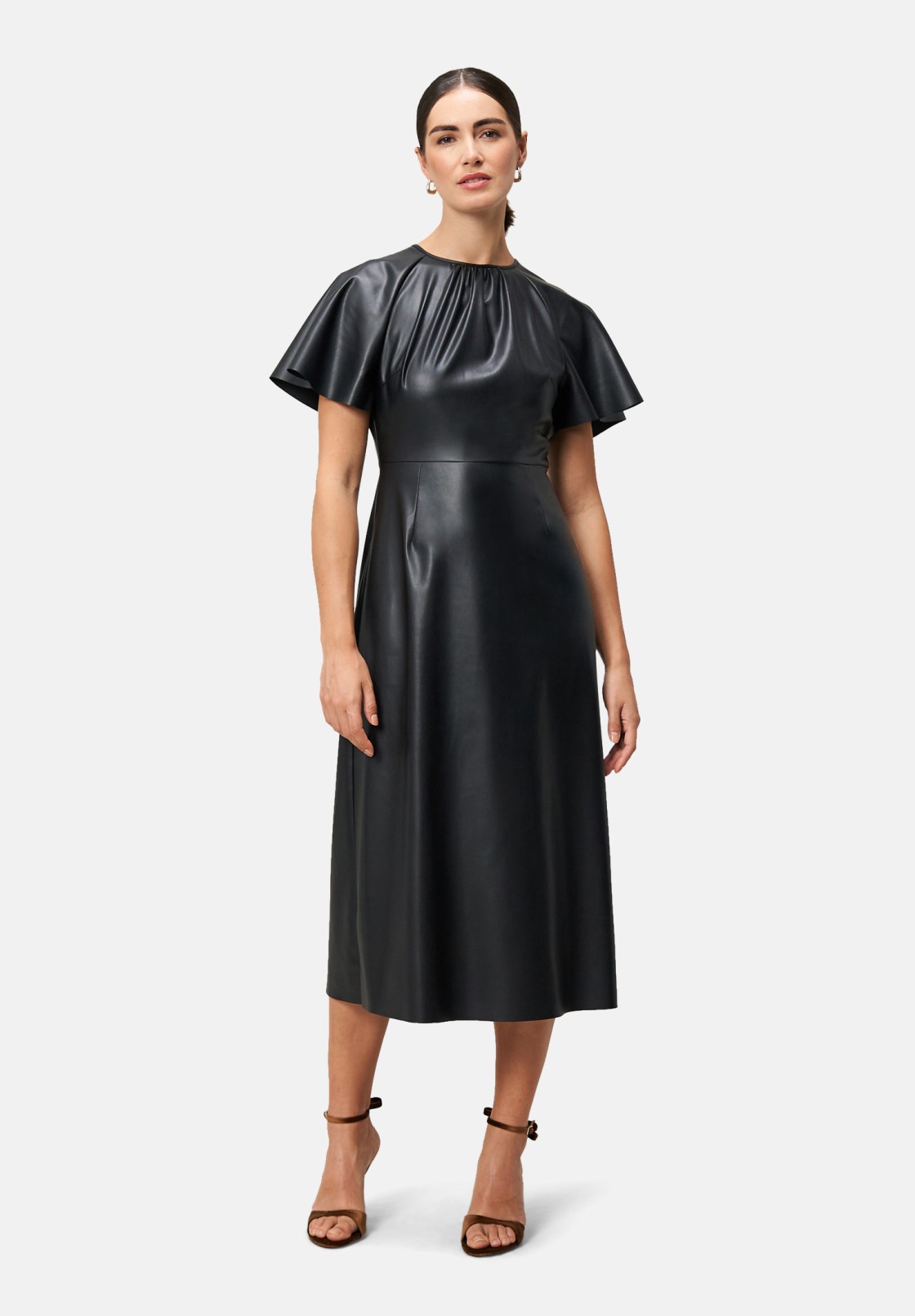 zero Midikleid in Lederoptik | Betty Barclay