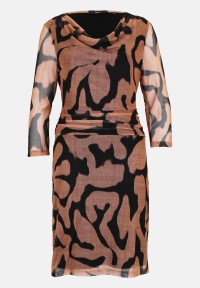 zero Meshkleid mit Wasserfallausschnitt | Betty Barclay