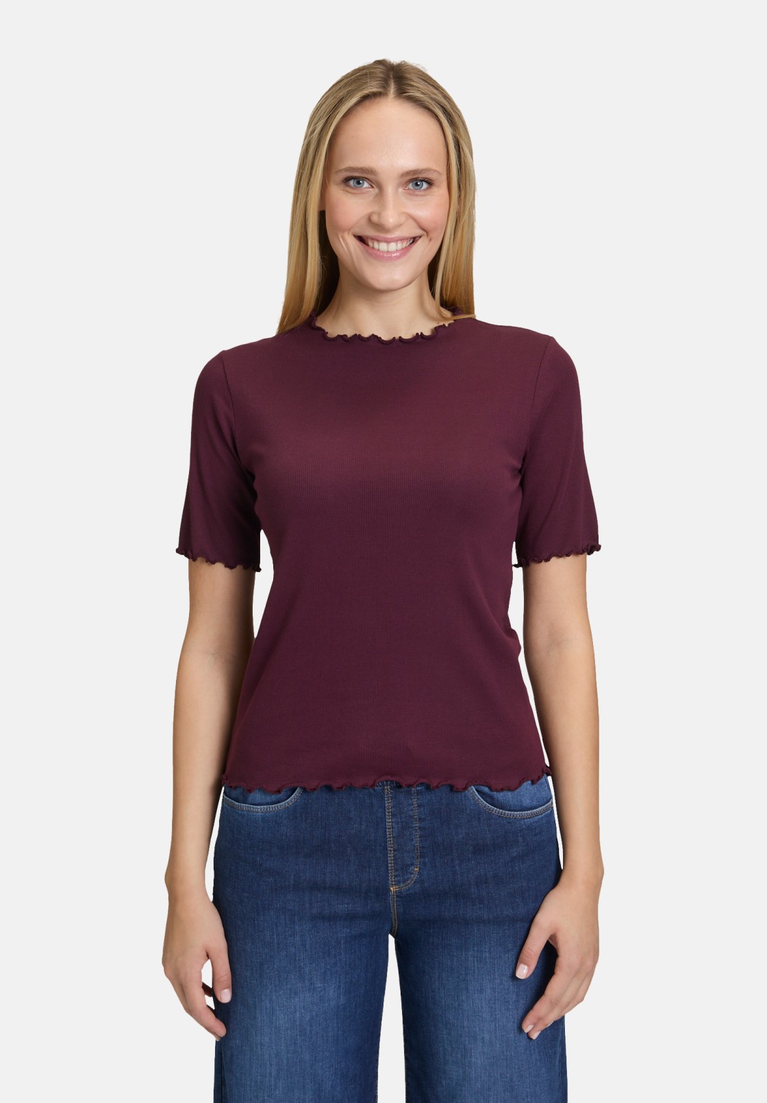 Cartoon Halbarm-Shirt mit Kragen