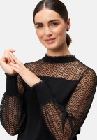 zero Pullover mit transparenten Ärmeln | Betty Barclay