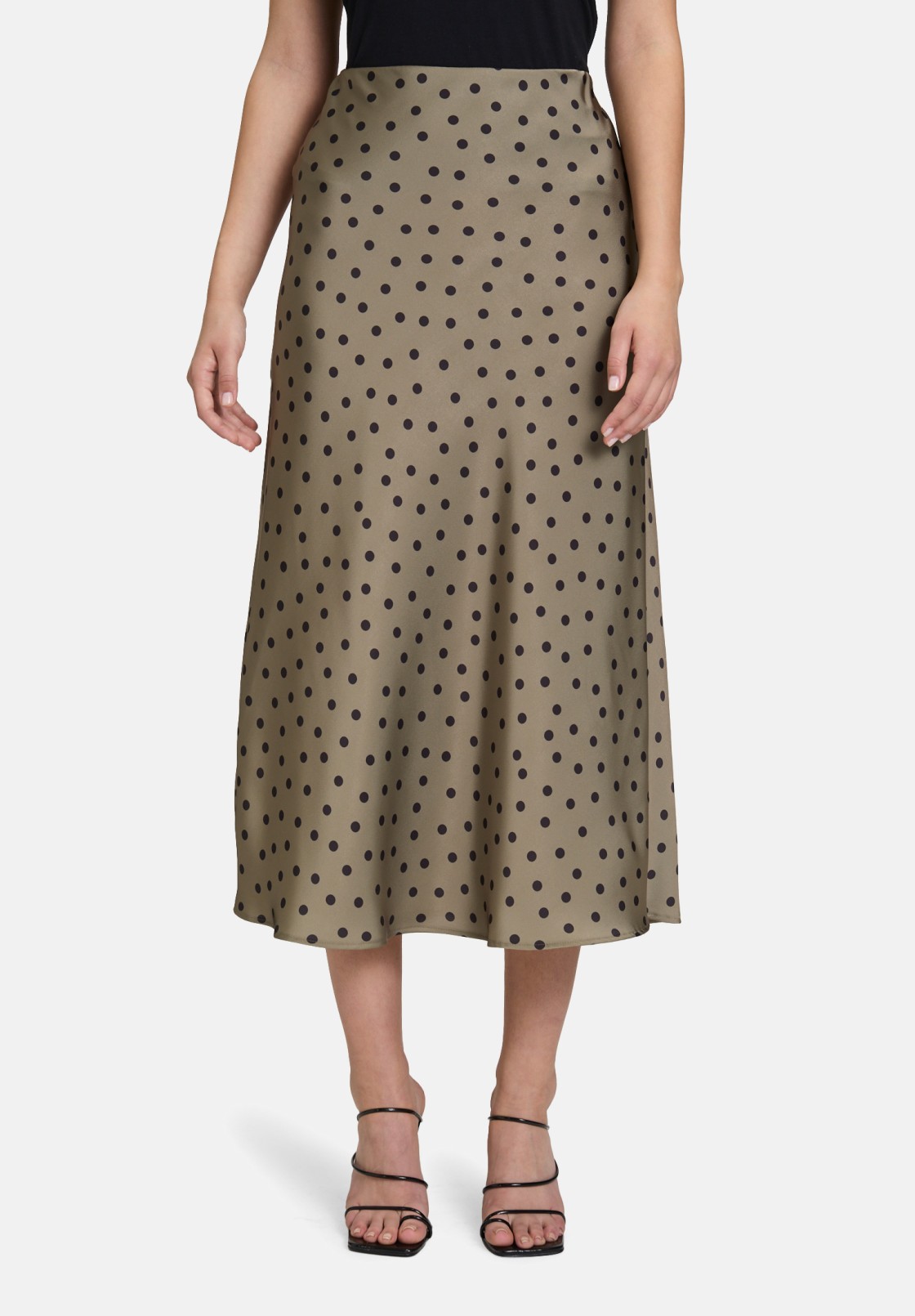 Vera Mont Satinrock mit Print