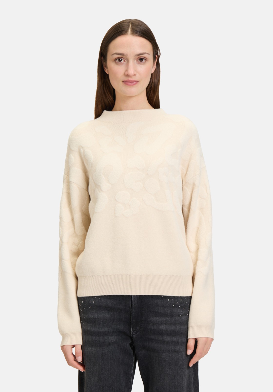 BETTY & CO Strickpullover mit Jacquard