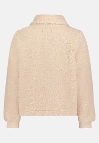 Cartoon Plüschjacke mit Eingrifftaschen