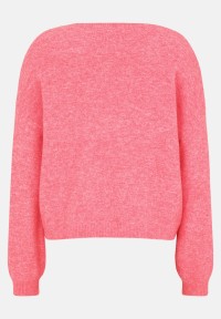 Cartoon Strickpullover mit Rundhalsausschnitt