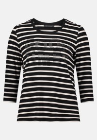 Betty Barclay Ringelshirt mit Schmucksteinen