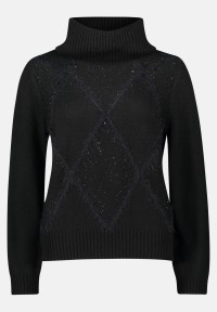 BETTY & CO Strickpullover mit Kragen