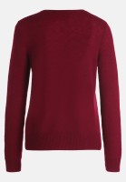 Cartoon Kaschmir-Pullover mit Rundhalsausschnitt