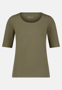 Cartoon Basic Shirt mit Rundhalsausschnitt