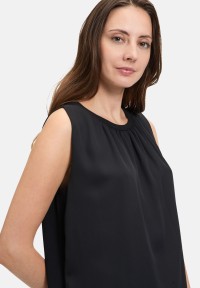 BETTY & CO Blusenshirt mit Webbesatz