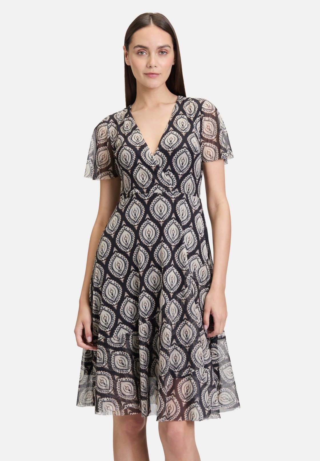 Cartoon Volantkleid mit Rüschen