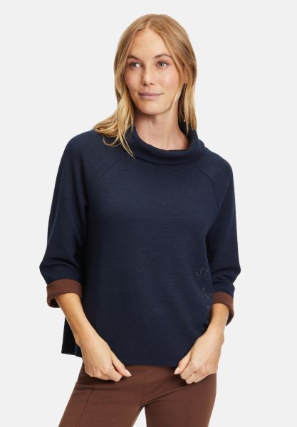 Betty Barclay Sweatshirt mit hohem Kragen