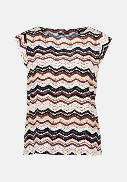 zero Bluse mit Zickzackmuster | Betty Barclay