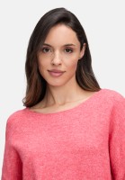 Cartoon Strickpullover mit Rundhalsausschnitt