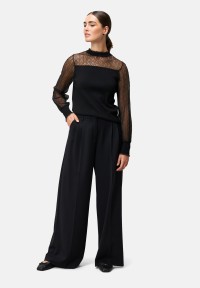zero Pullover mit transparenten Ärmeln | Betty Barclay