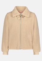 Cartoon Plüschjacke mit Eingrifftaschen