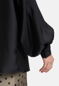 Vera Mont Satin-Bluse mit Kragen