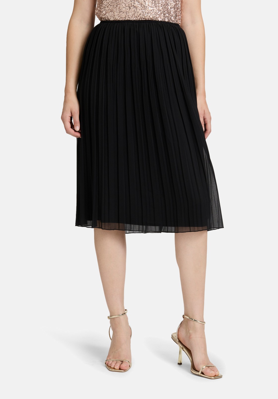 Vera Mont Chiffonrock mit Plissee