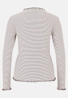 Cartoon Langarm-Shirt mit Kragen