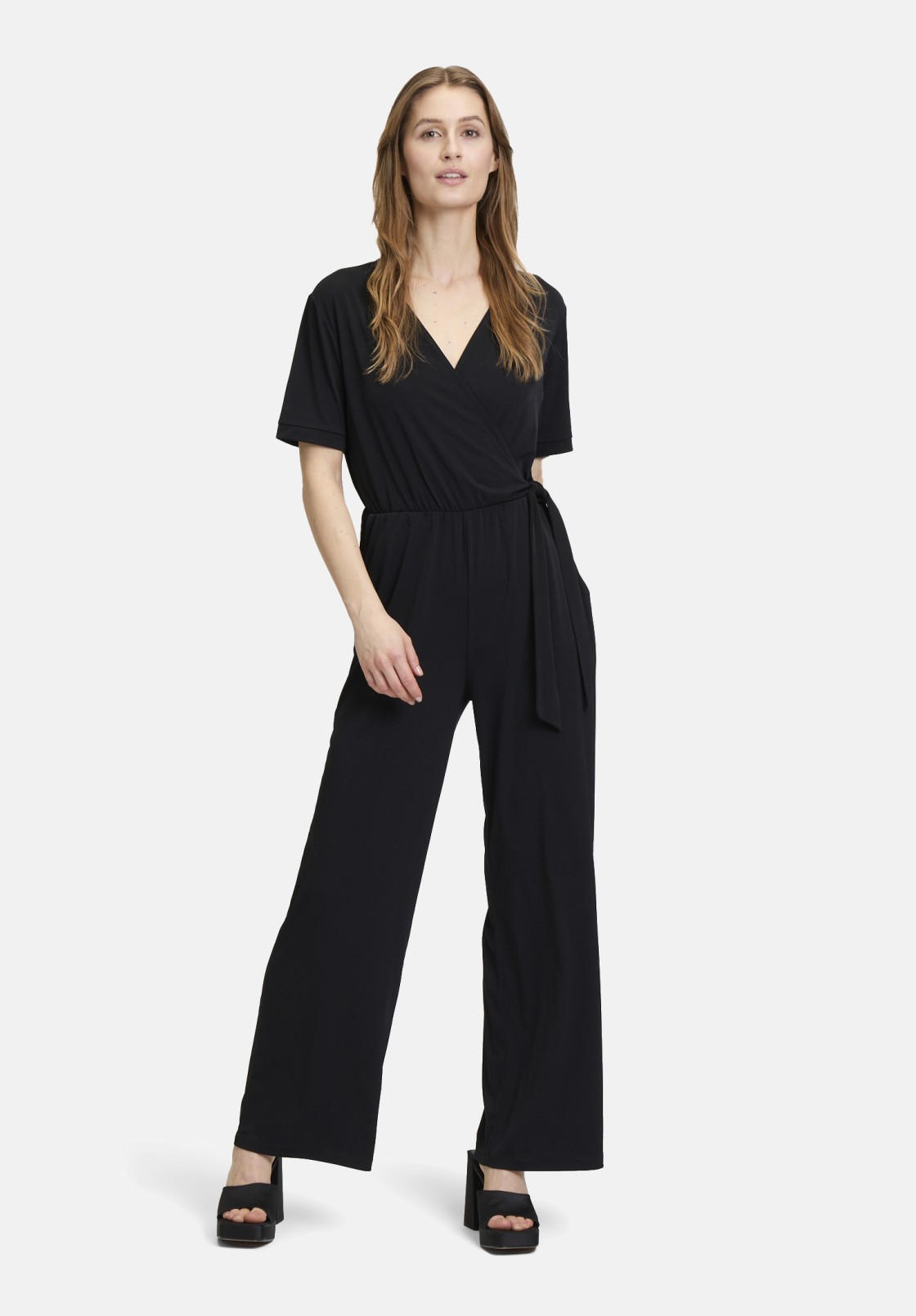 Cartoon Jumpsuit mit Bindegürtel