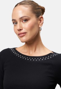 zero Midikleid A-Linie mit Nieten | Betty Barclay
