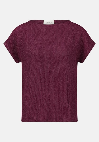 Cartoon Strukturshirt kurzarm