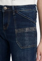 Cartoon Regular Fit-Jeans mit Strass