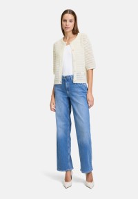 BETTY & CO Sommer-Strickjacke mit Knopfleiste