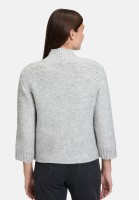 BETTY & CO Strick-Cardigan mit Reißverschluss