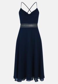 Vera Mont Cocktailkleid mit Wasserfallausschnitt