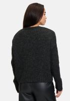 Cartoon Basic-Pullover mit Rundhalsausschnitt
