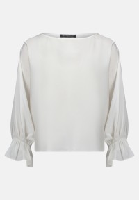Betty Barclay Satin-Bluse mit U-Boot-Ausschnitt