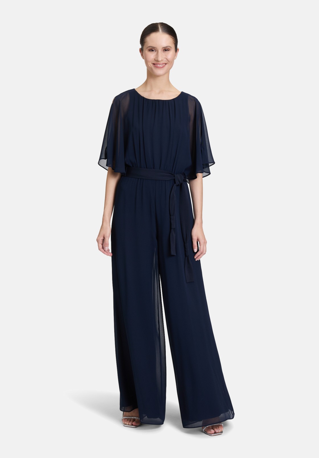 Vera Mont Jumpsuit mit Bindegürtel
