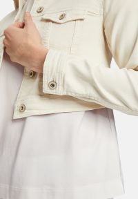 Cartoon Casual-Jacke mit aufgesetzter Brusttasche