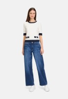 BETTY & CO High Waisted-Jeans mit weitem Bein