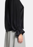Betty Barclay Satin-Bluse mit U-Boot-Ausschnitt