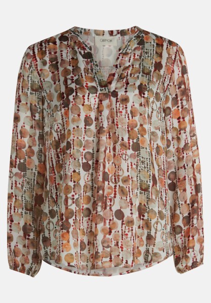 Cartoon Blusenshirt mit Muster