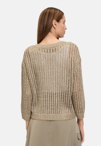 Betty Barclay Lochstrick-Pullover mit Pailletten