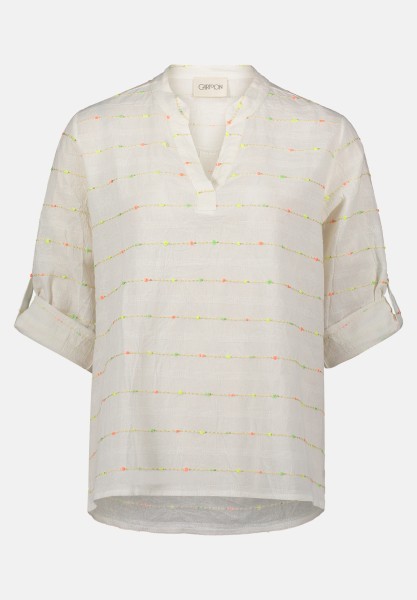 Cartoon Casual-Bluse mit Lurexfaden