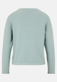 Cartoon Strickpullover mit Rundhalsausschnitt