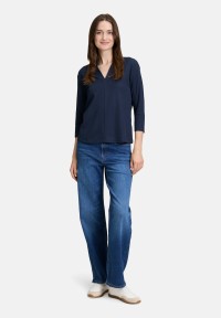BETTY & CO Casual-Shirt mit V-Ausschnitt