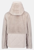 Amber & June Plüschjacke mit Kapuze