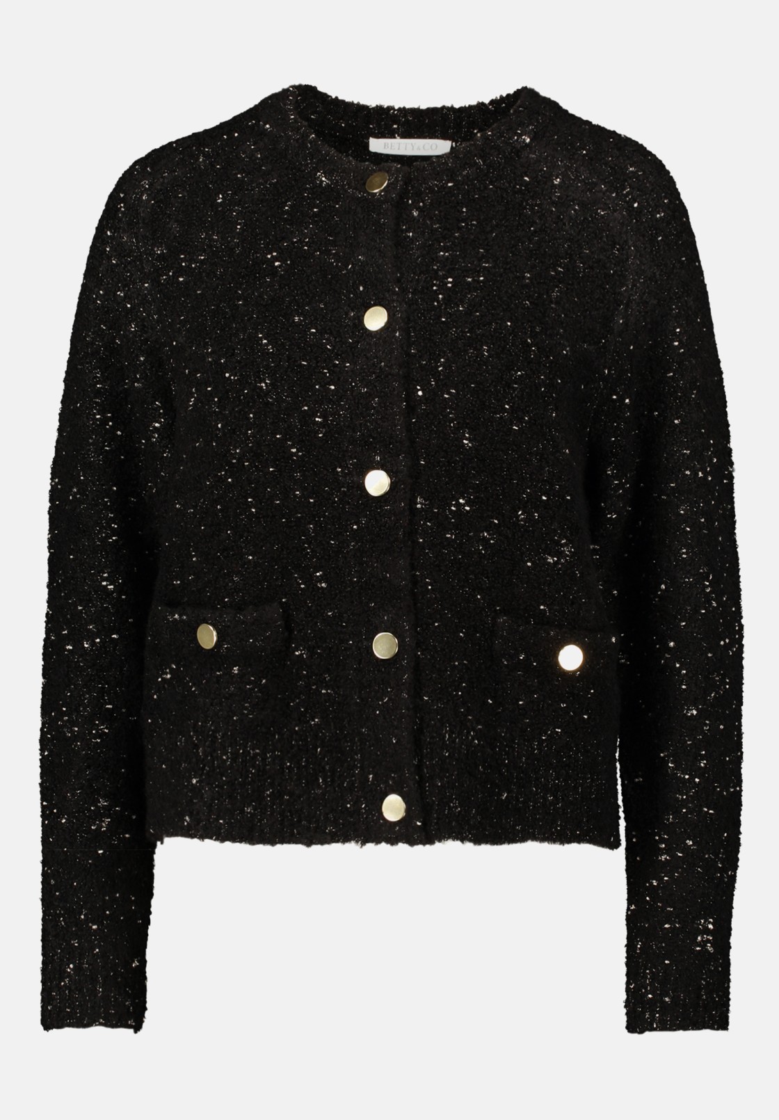 BETTY & CO Strick-Cardigan mit Lurexfaden