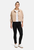 BETTY & CO Kunstleder-Jacke mit aufgesetzten Taschen