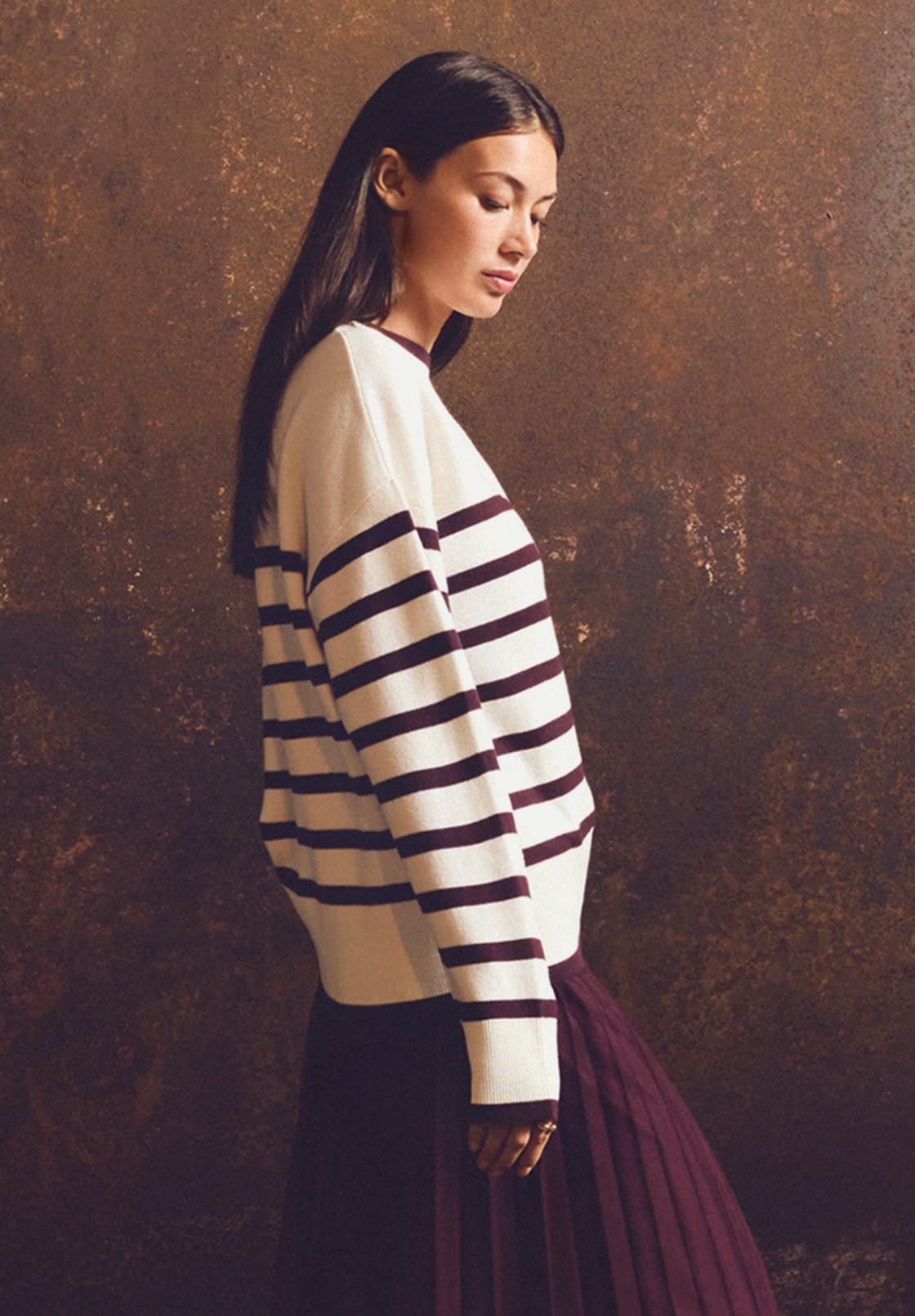 BETTY & CO Strickpullover mit Streifen