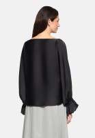 Betty Barclay Satin-Bluse mit U-Boot-Ausschnitt
