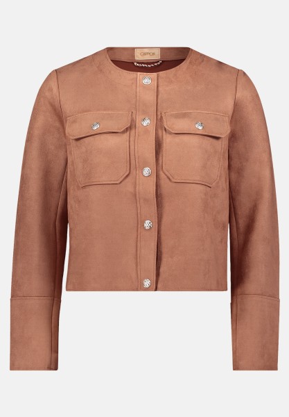 Cartoon Blazer-Jacke mit Taschen