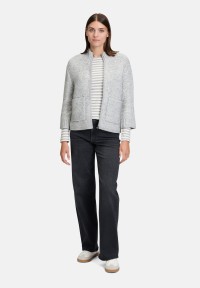 BETTY & CO Strick-Cardigan mit Reißverschluss