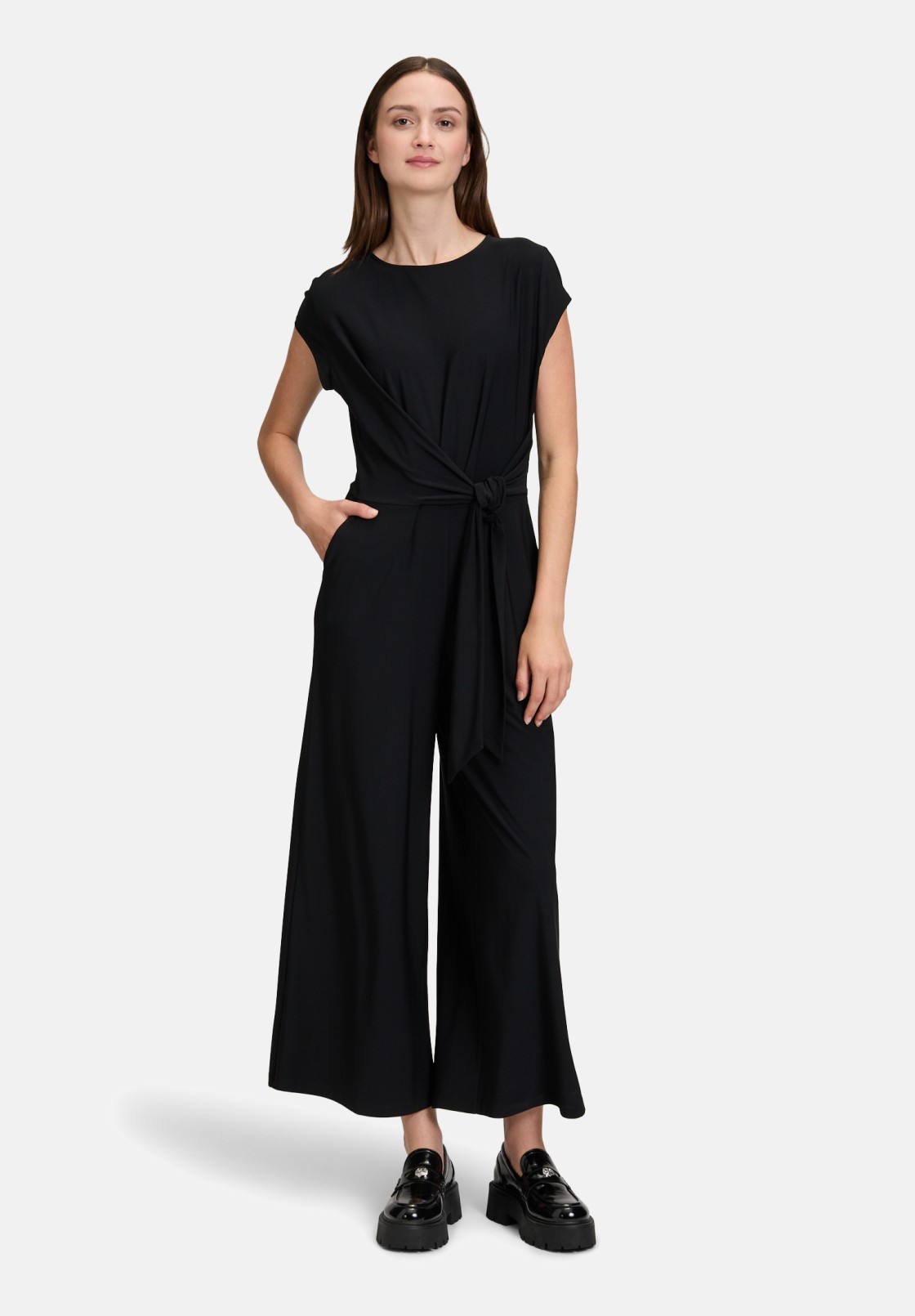 Cartoon Jumpsuit mit Bindegürtel